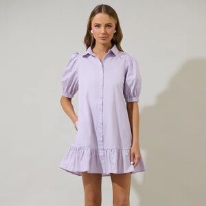 Sugarlips Lavender Mini Dress